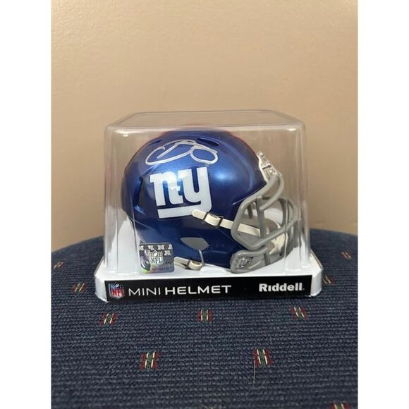 Odell Beckham Jr signed autographed New York Giants Mini Helmet Beckett Witness - Picture 6 of 6